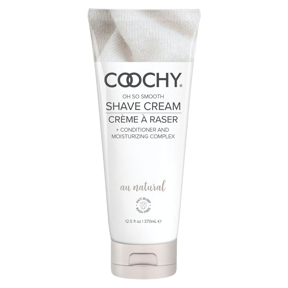 coochy  shave cream au natural . fl. oz. 