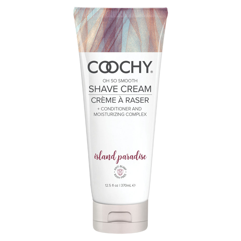 coochy  shave cream island paradise . fl. oz. 