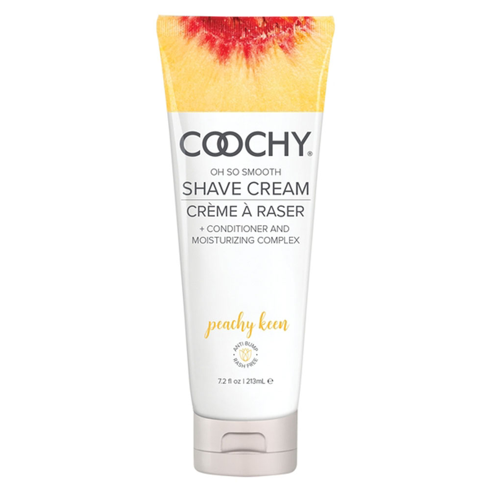 coochy oh so smooth shave cream peachy keen . fl oz ml 