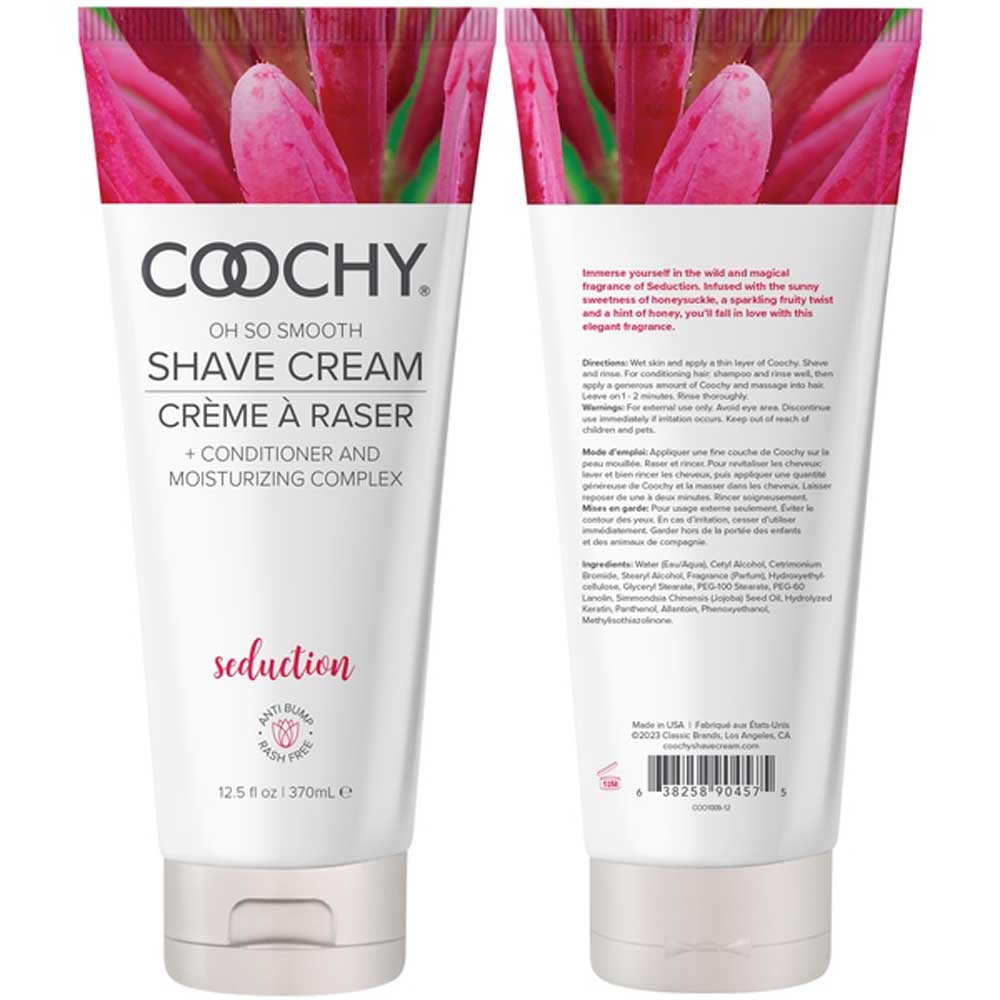 coochy oh so smooth shave cream seduction . oz 