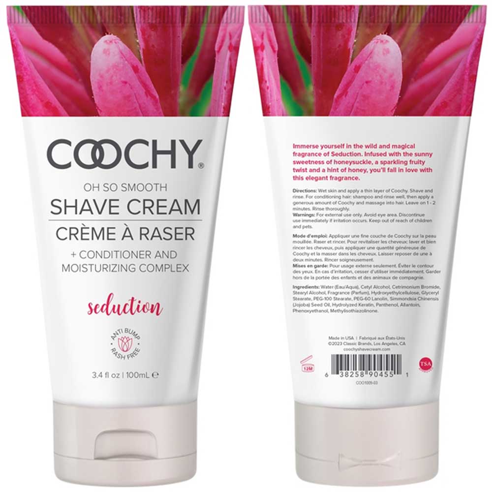 coochy oh so smooth shave cream seduction . oz 