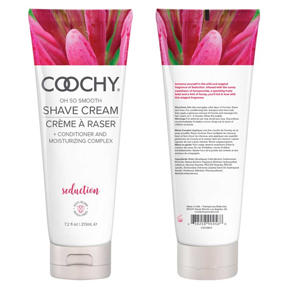 coochy oh so smooth shave cream seduction . oz 