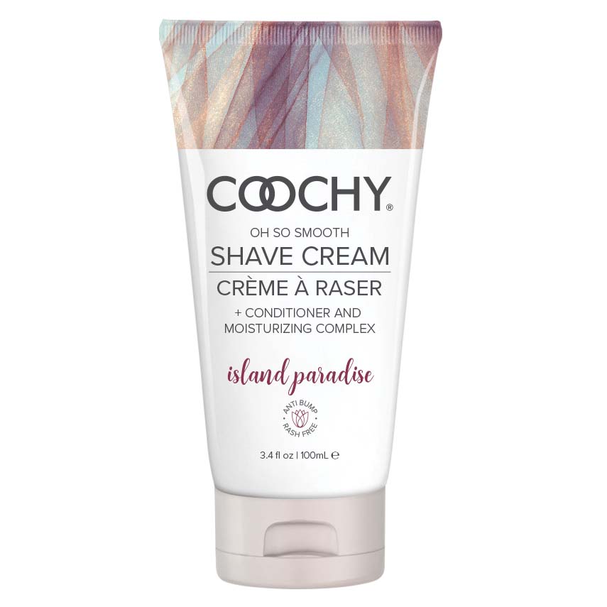 coochy shave cream island paradise  oz 