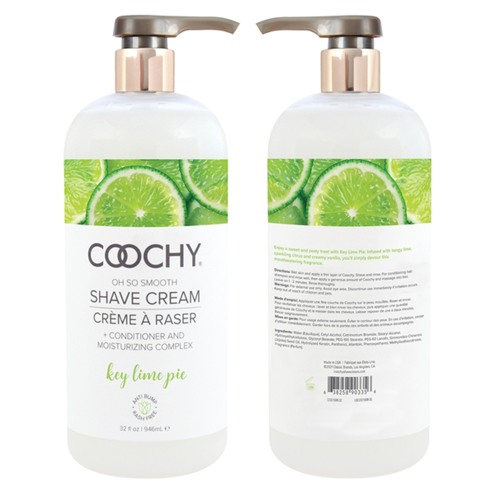 coochy shave cream key lime pie  oz 