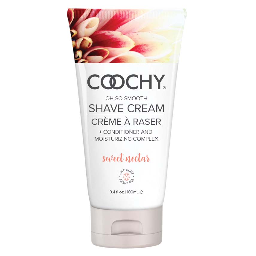 coochy shave cream sweet nectar  oz 