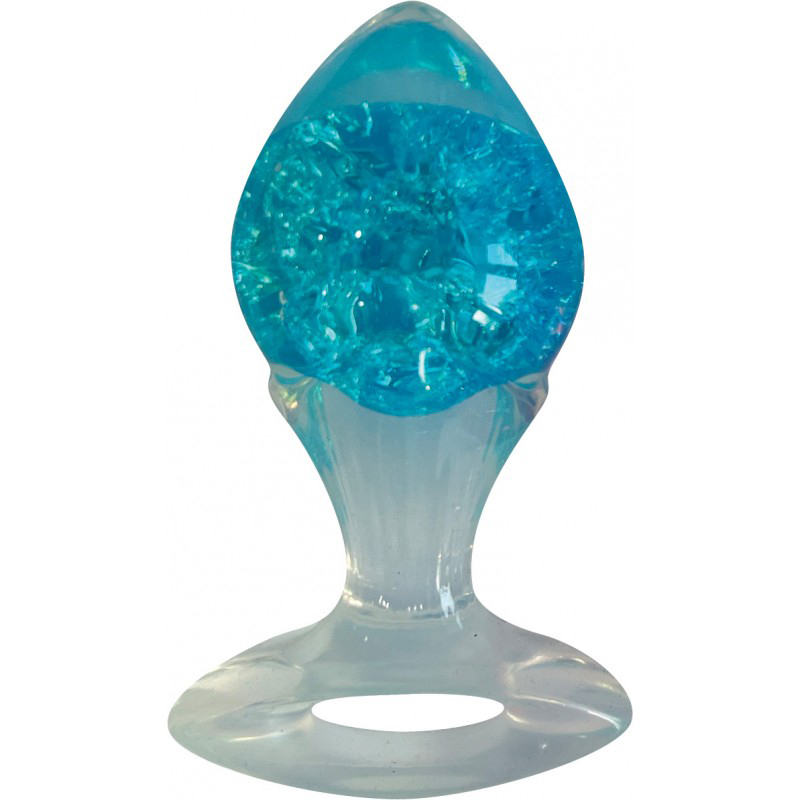 cotton candy joy gems saphire butt plug 