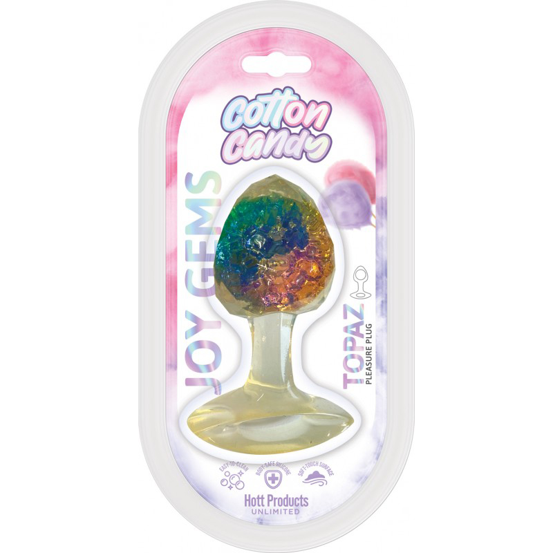 cotton candy joy gems topaz butt plug 