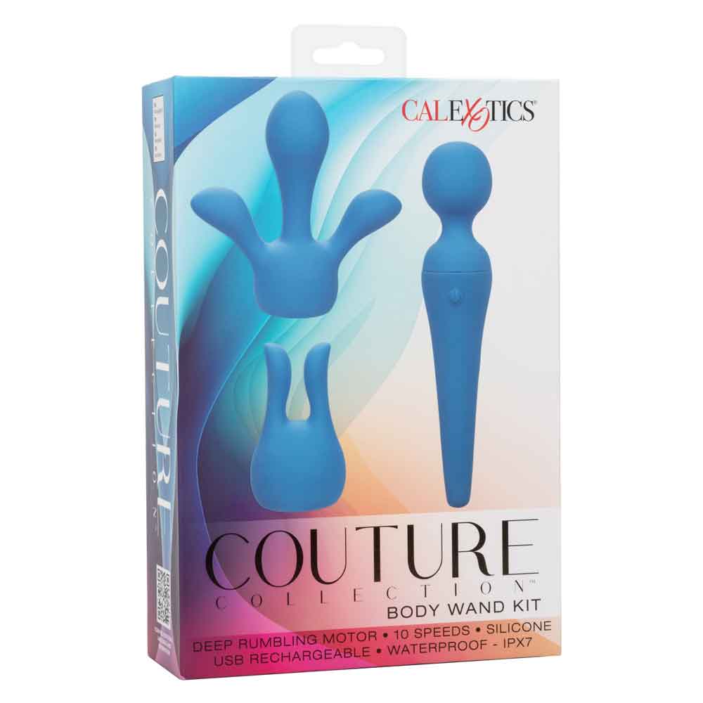 couture collection body wand kit blue 