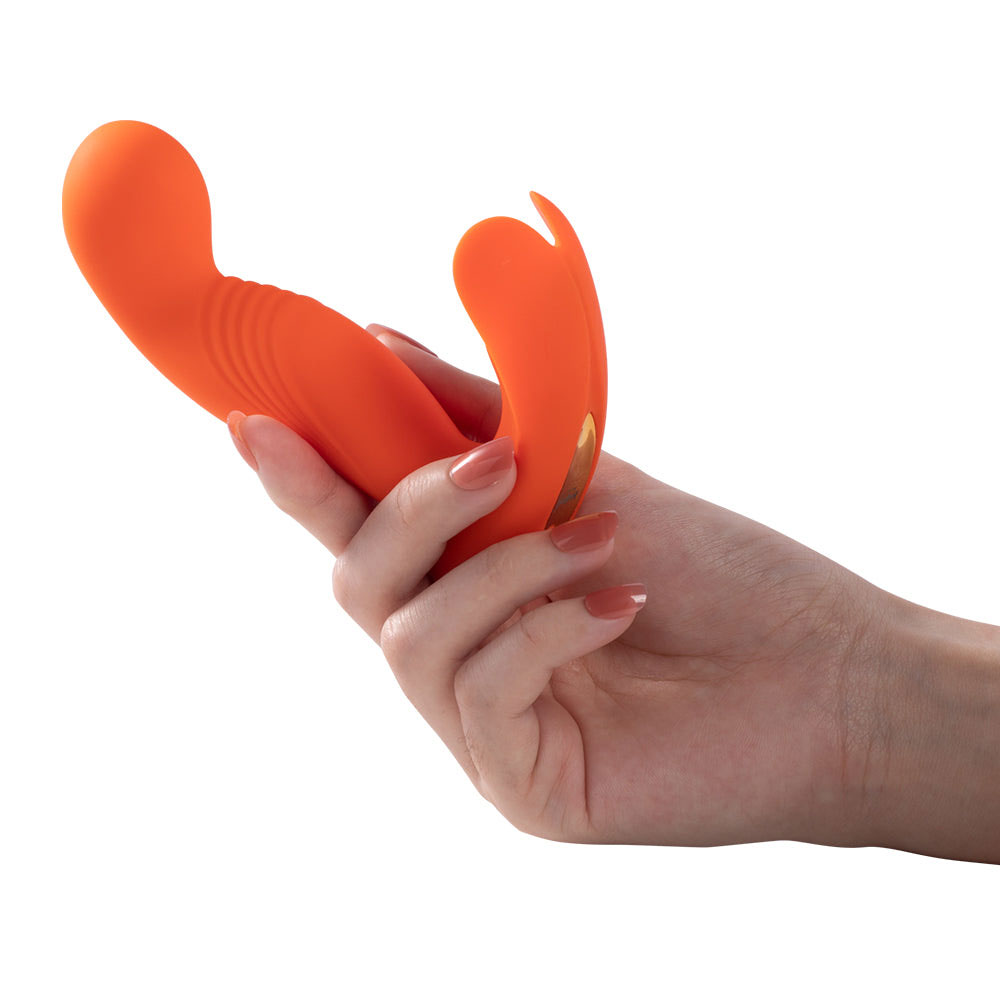 crave  g spot and clit vibrator orange 