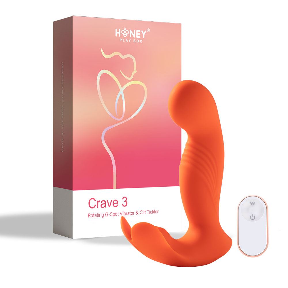 crave  g spot and clit vibrator orange 