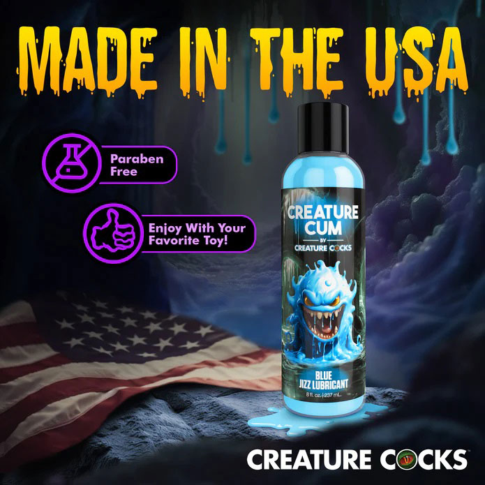 Creature Cum Blue Water Based Lubricant 8oz