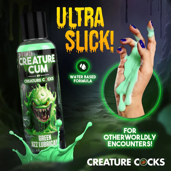Creature Cum Green Water Based Lubricant 4oz
