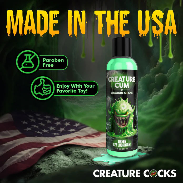 Creature Cum Green Water Based Lubricant 8oz