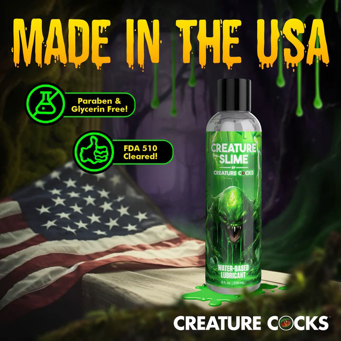 creature slime water based lubricant oz 