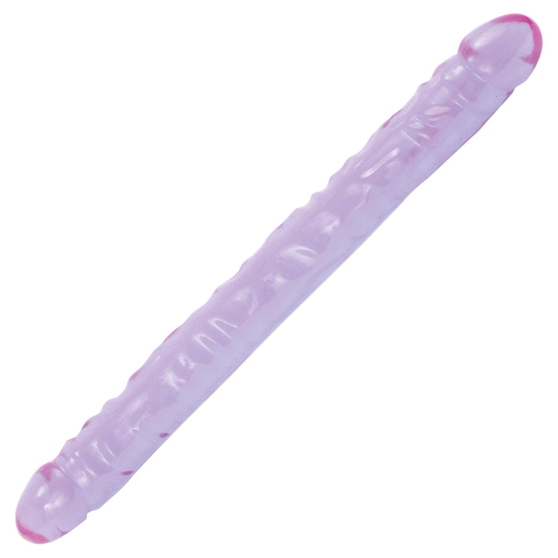 crystal jellies  inch double dong purple 