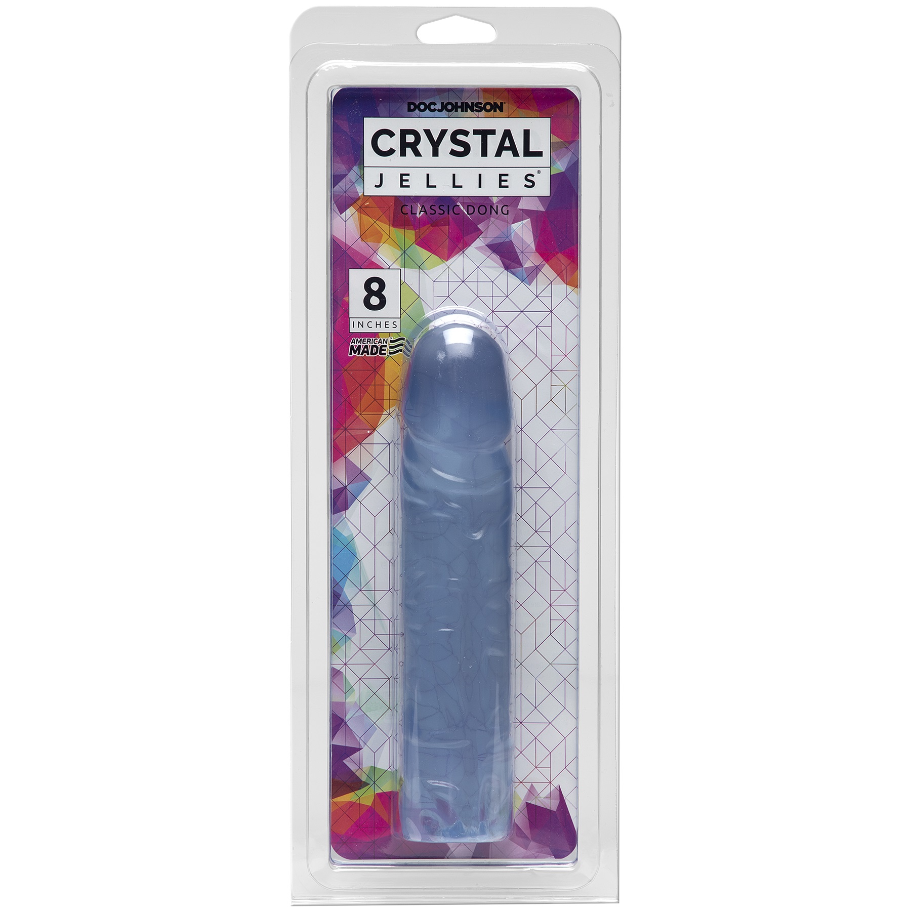 crystal jellies classic dong  inch clear 