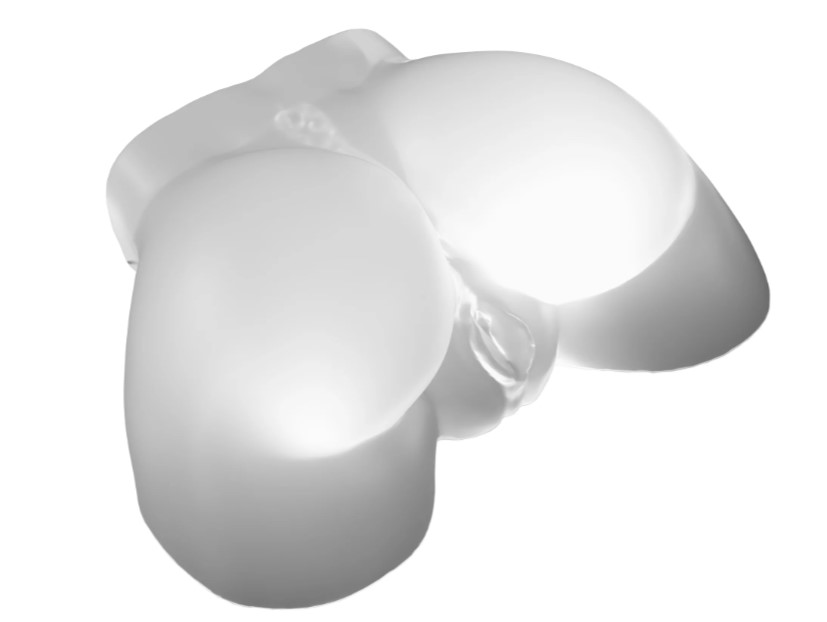Pdx Elite After Dark Series Go Go Booty Led Mega Masturbator Frosted