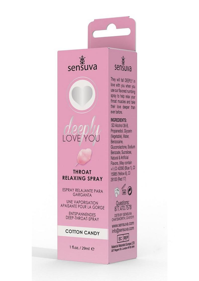 deeply love you throat relaxing spray  fl. oz.  cotton candy 