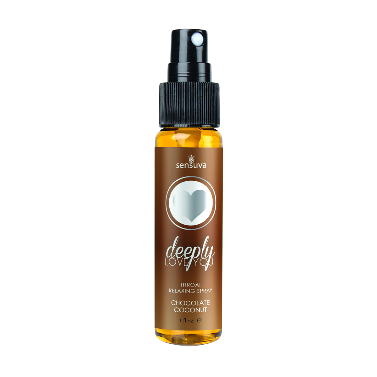 deeply love you throat relaxing spray chocolate coconut  fl oz 