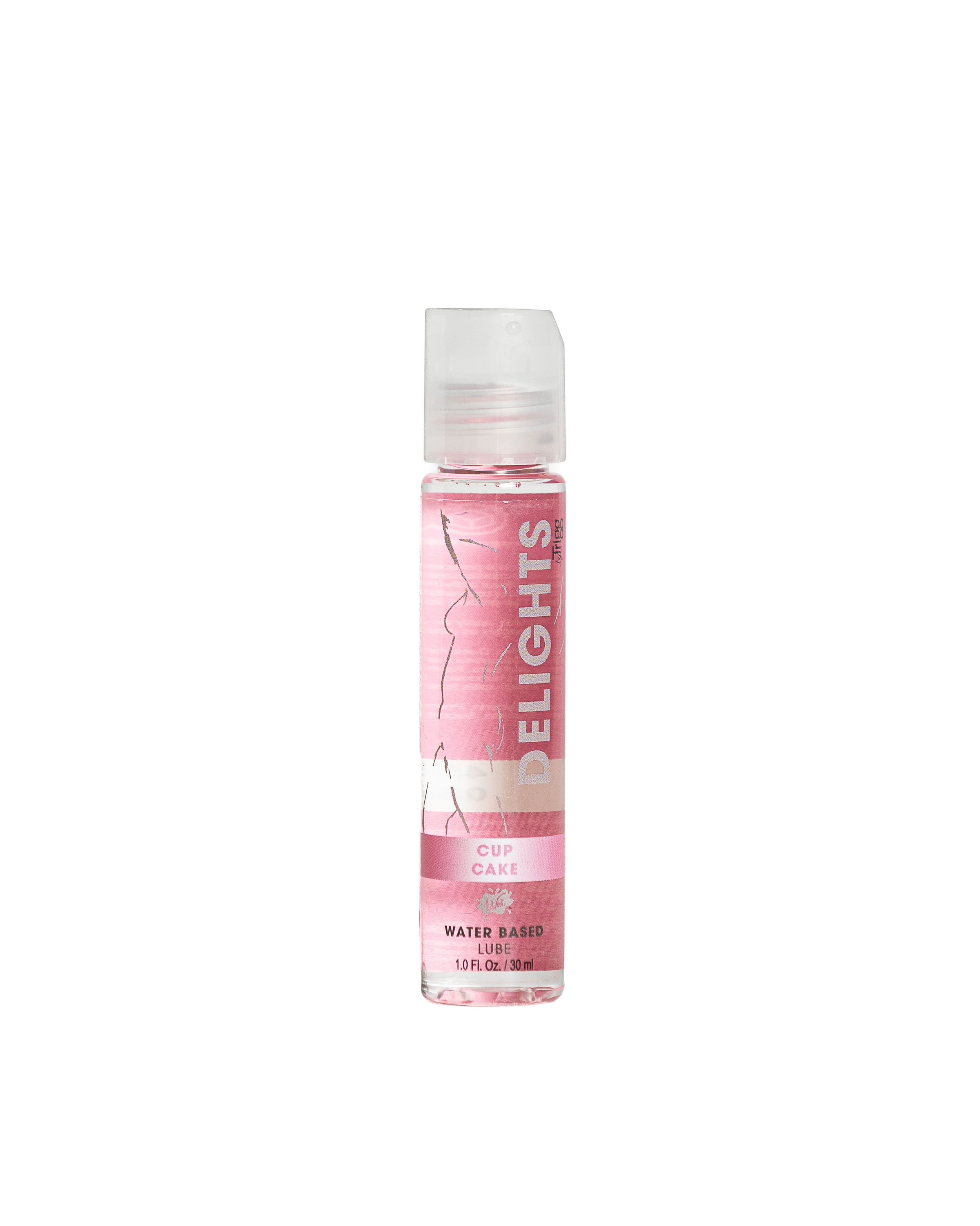 delight water based cupcake flavored lube  oz 