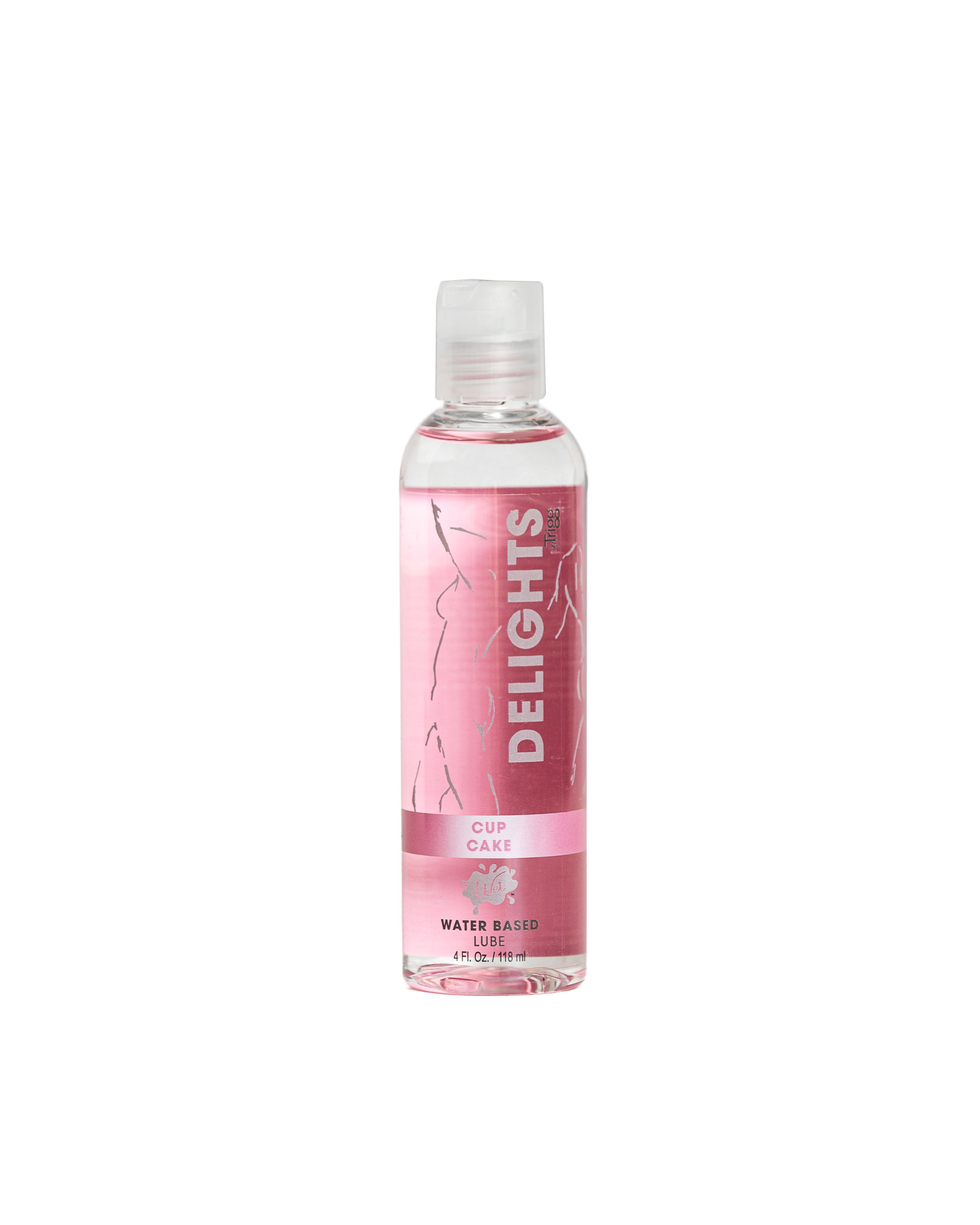 delight water based cupcake flavored lube  oz 