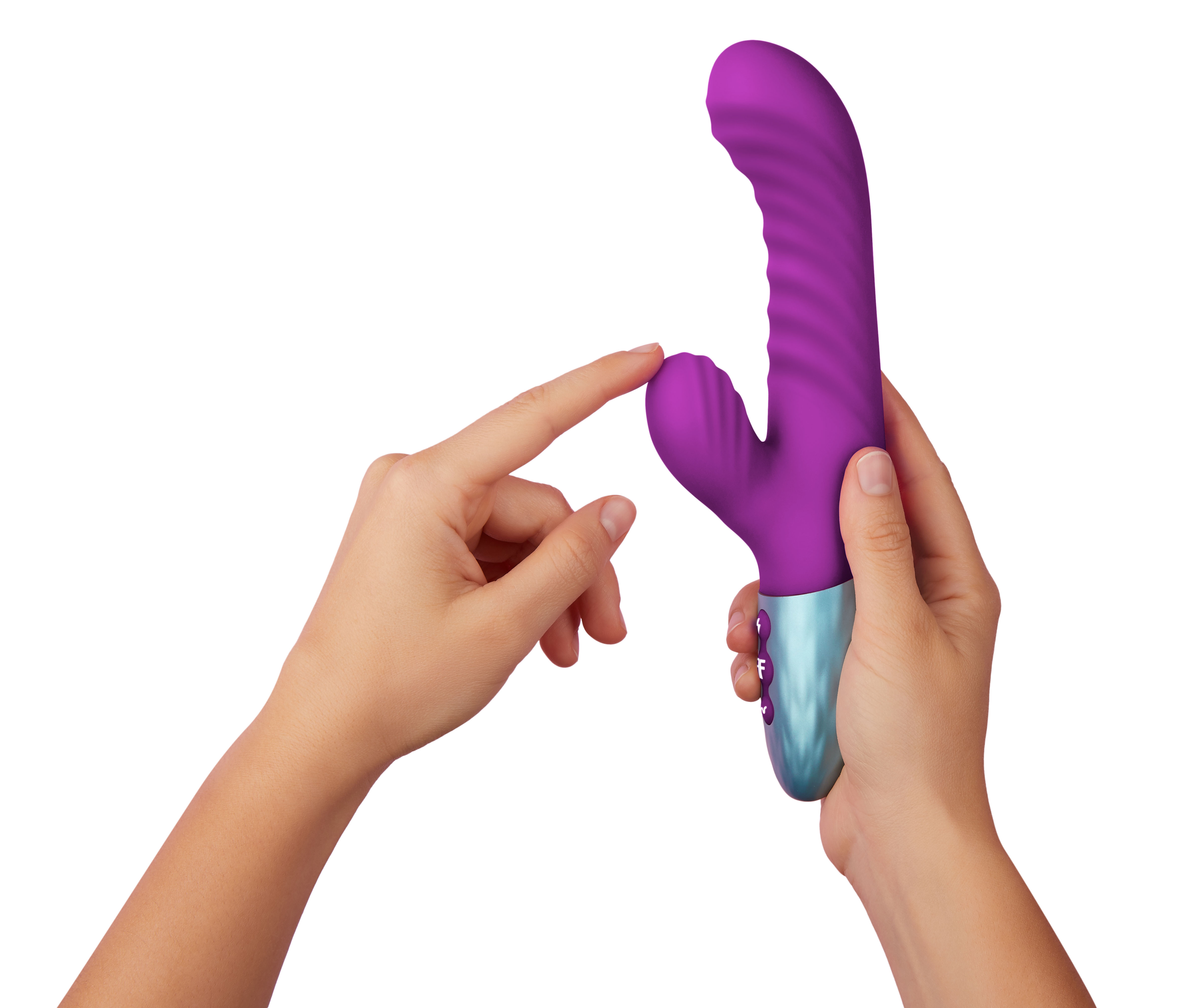 delola liquid silicone rabbit purple 