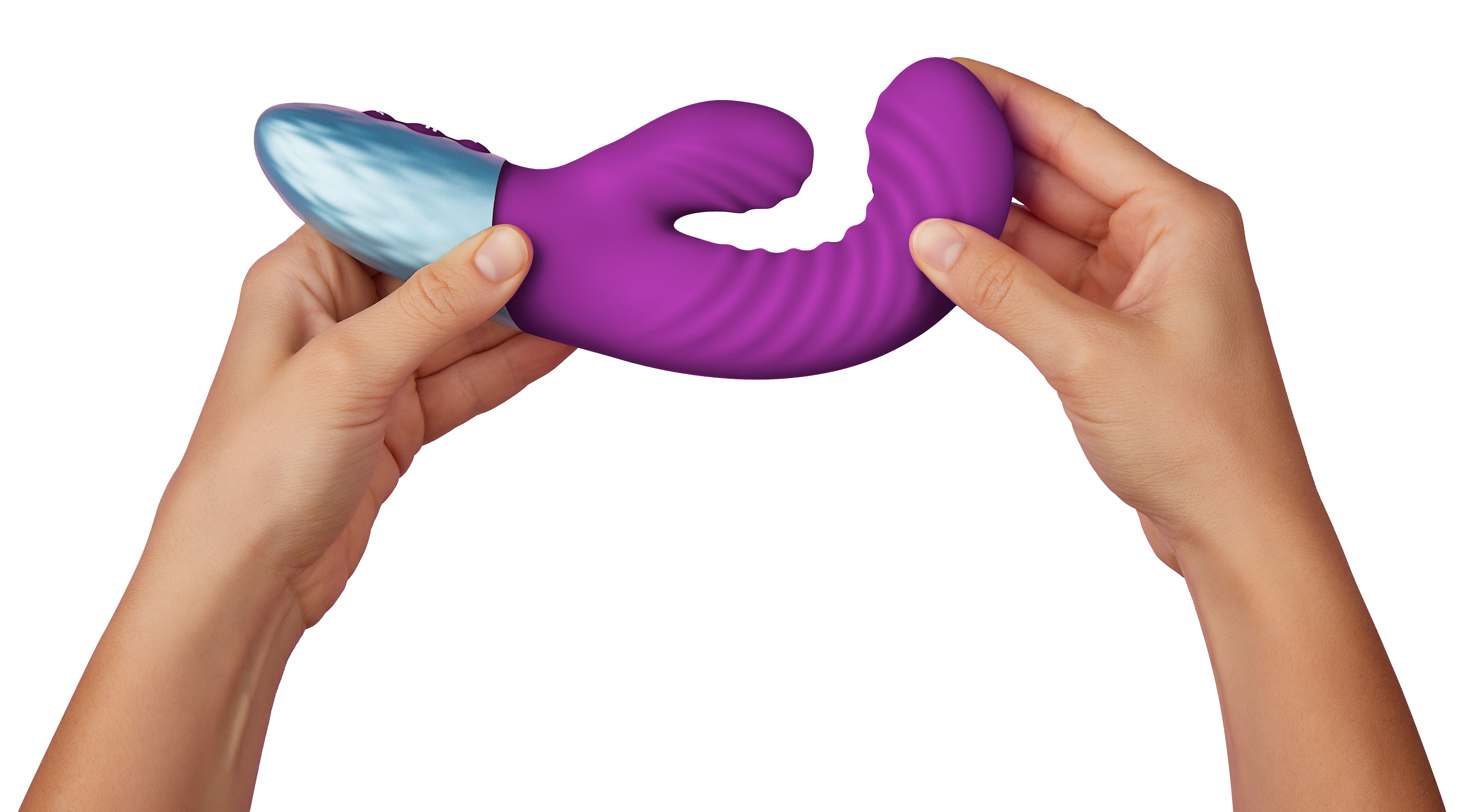 delola liquid silicone rabbit purple 