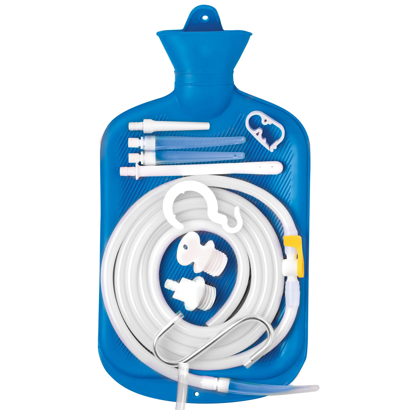 deluxe shower enema kit blue 