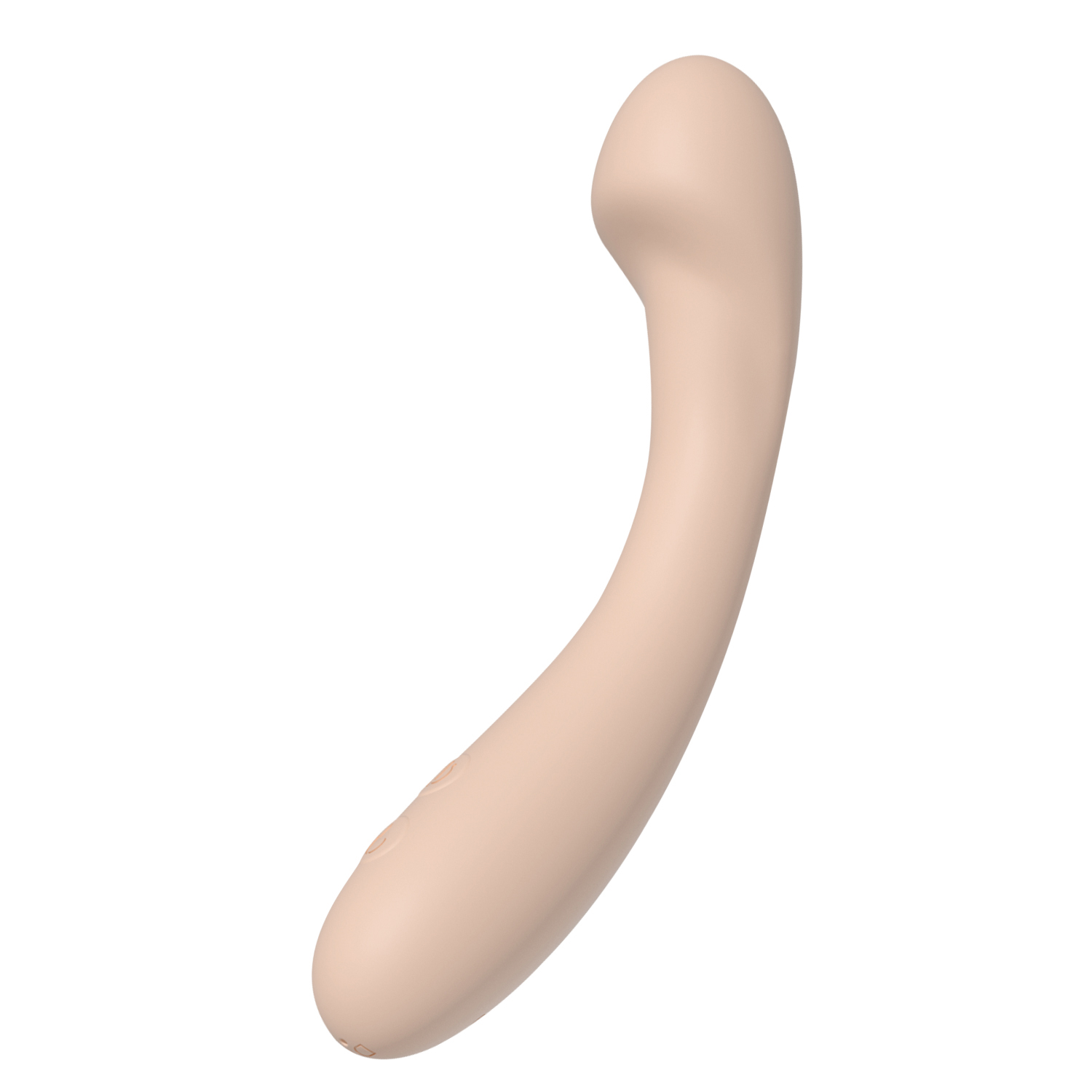 delyte curved g spot vibrator flesh 