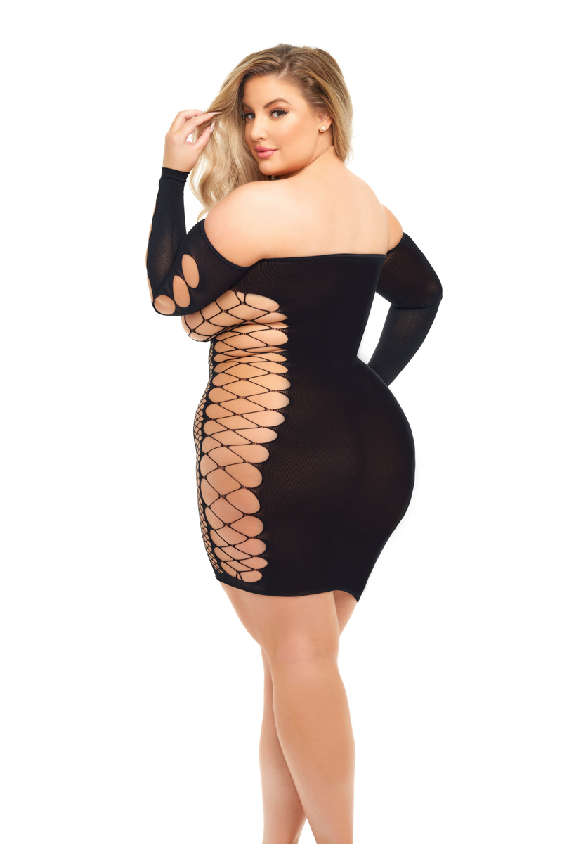 diamond drippin dress queen size black 