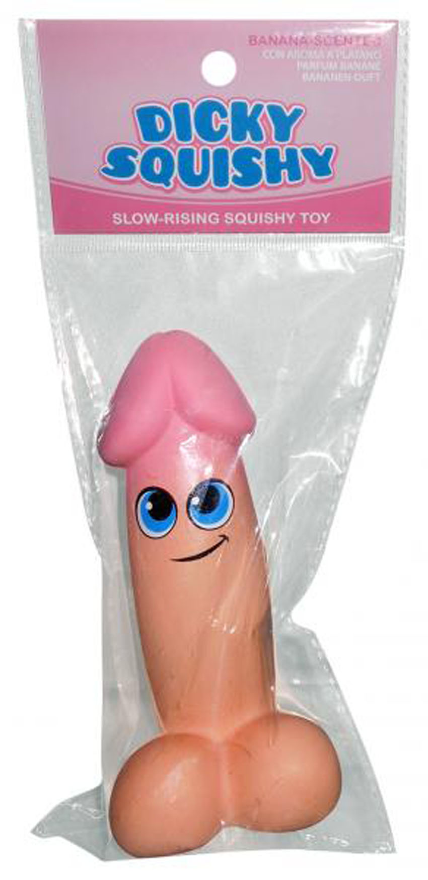 dick squishy . inches banana scented 