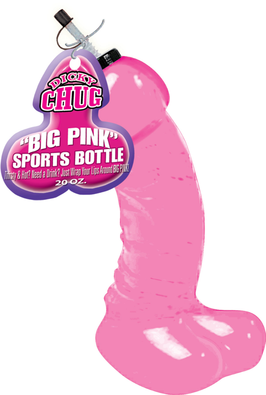 dicky chug sports bottle big pink 