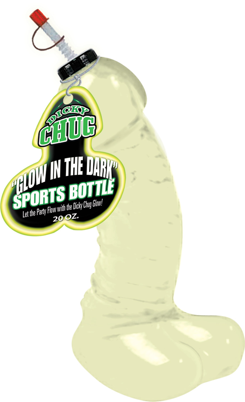 dicky chug sports bottle glow in the dark 