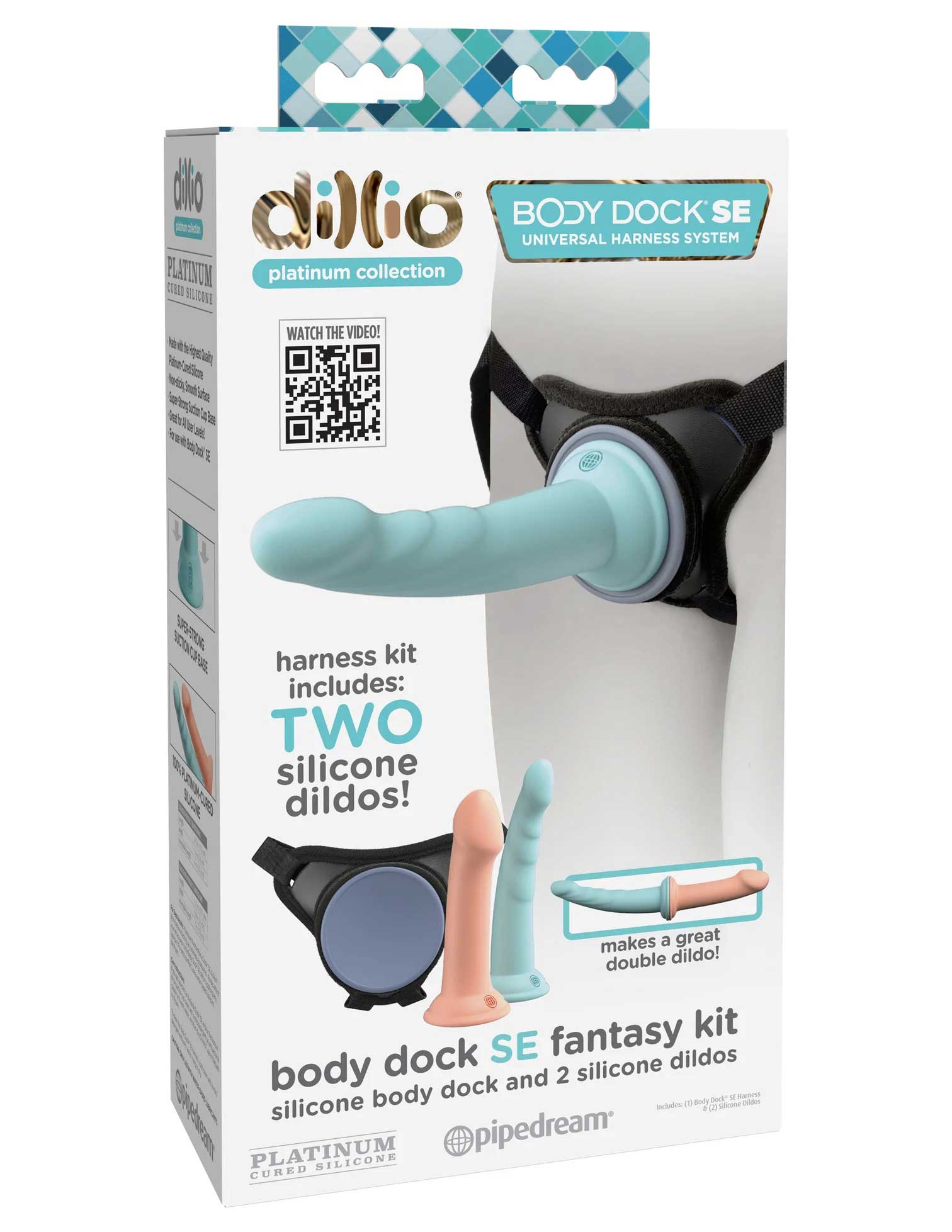 dillio platinum body dock se fantasy kit  inch  and  inch blue and pink 