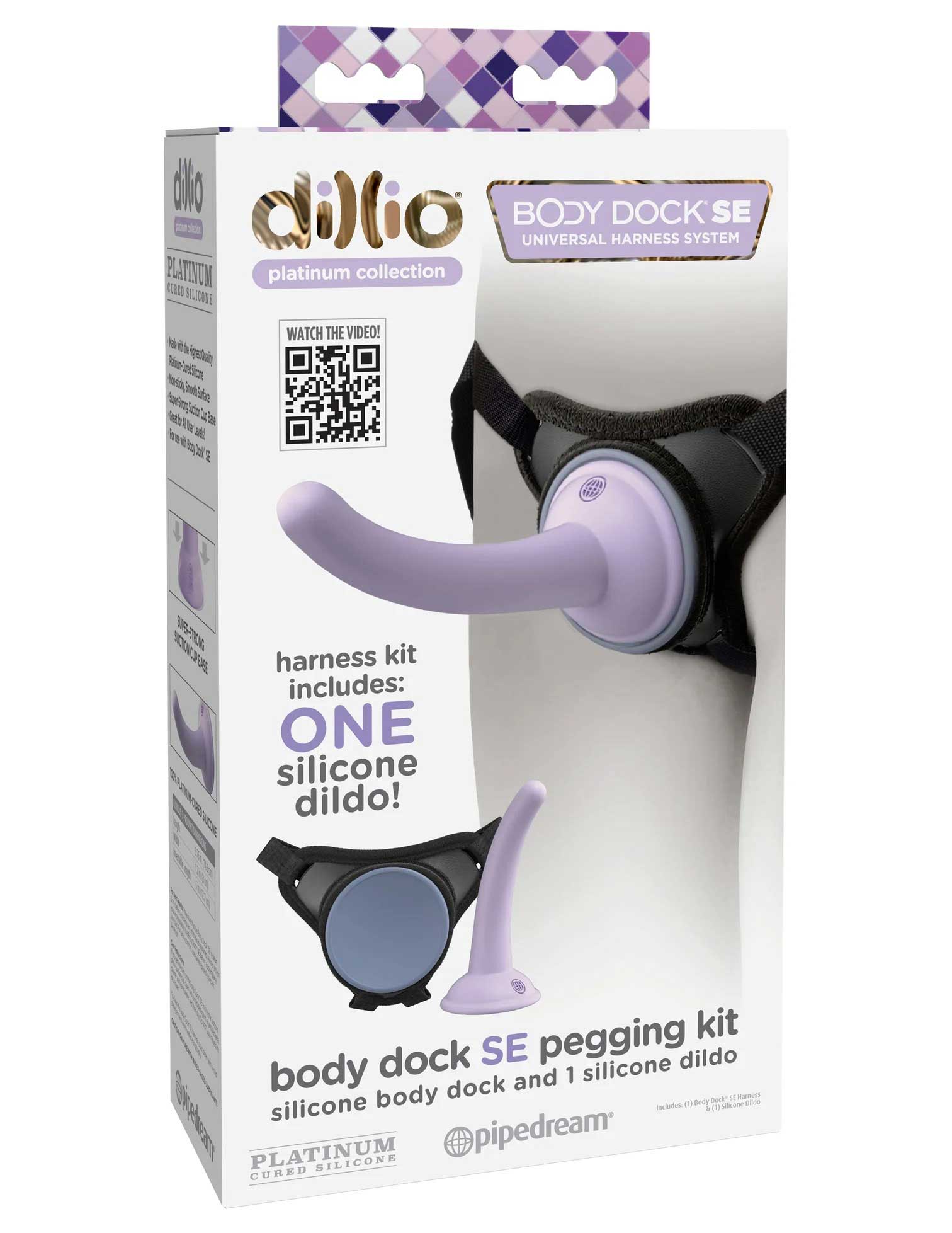 dillio platinum body dock se pegging kit  inch  purple 