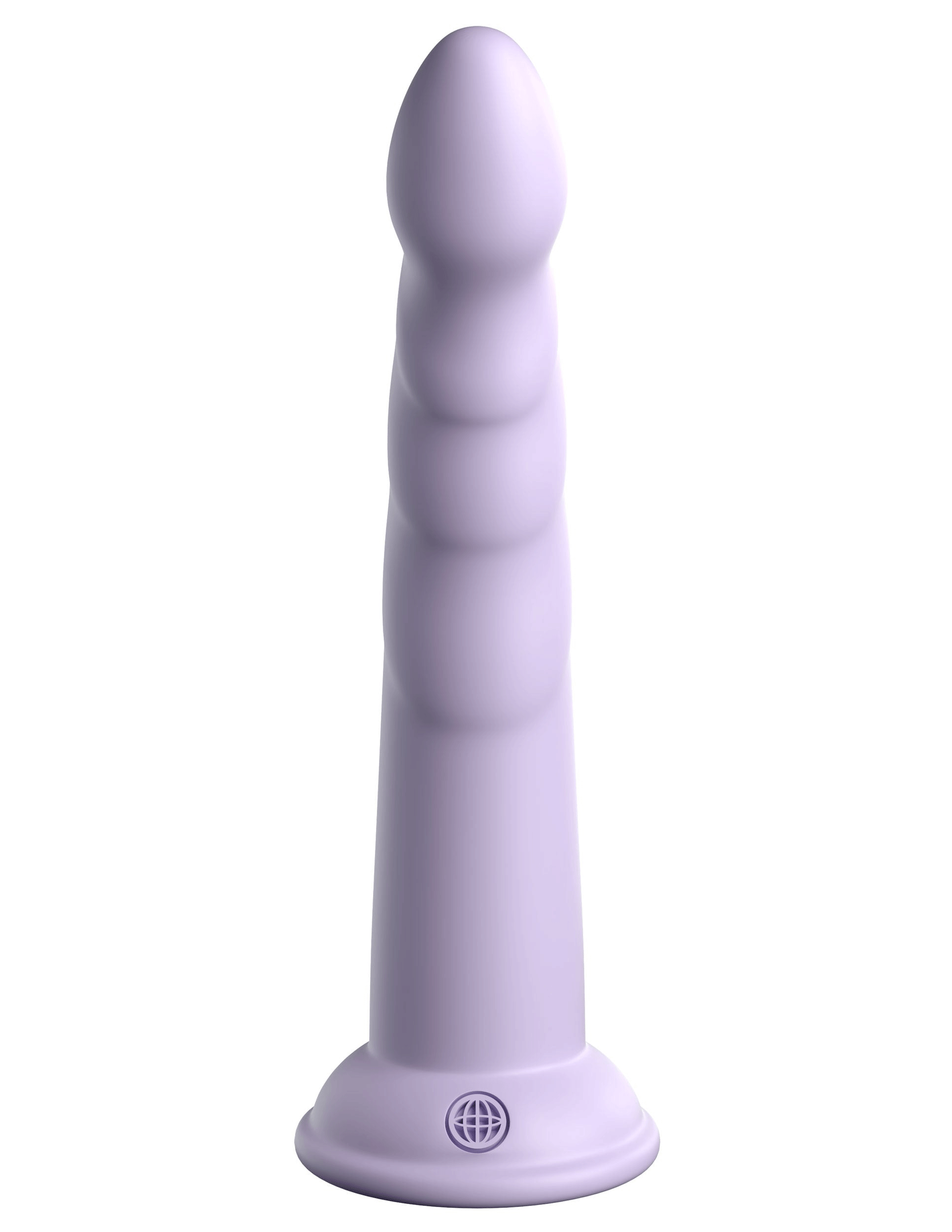 dillio platinum slim seven  inch dildo purple .gif