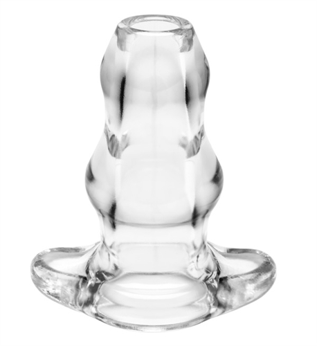 double tunnel plug medium clear 