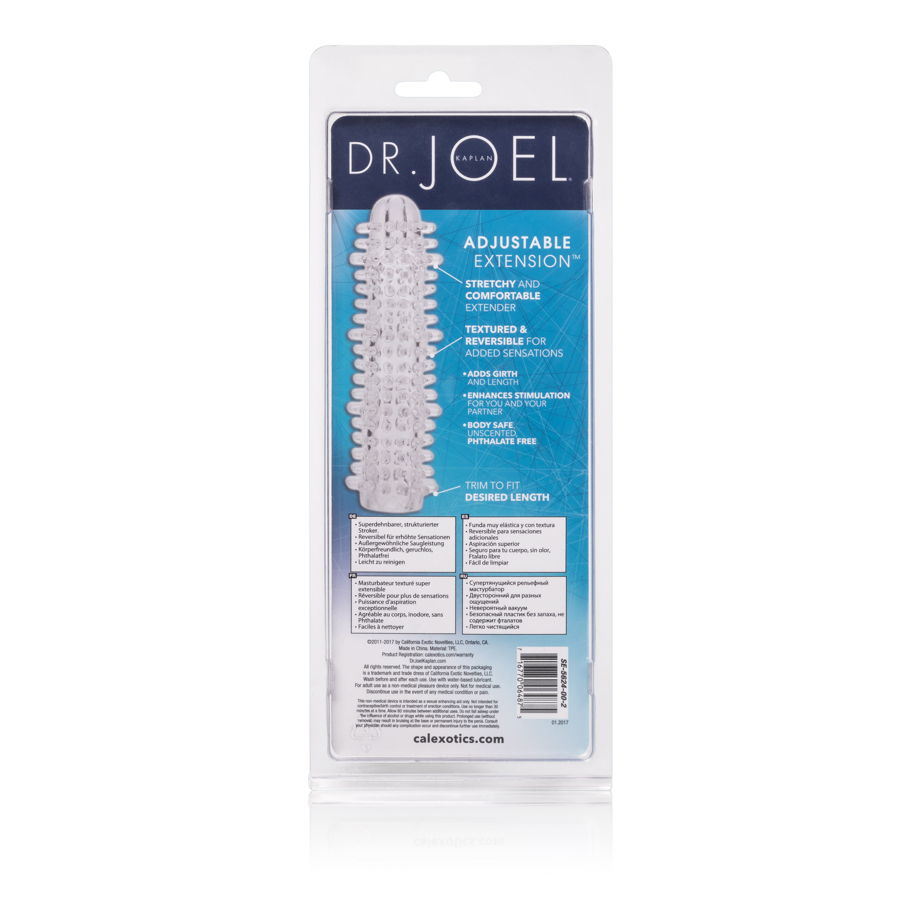 dr joel kaplan adjustable extension with added grith clear 