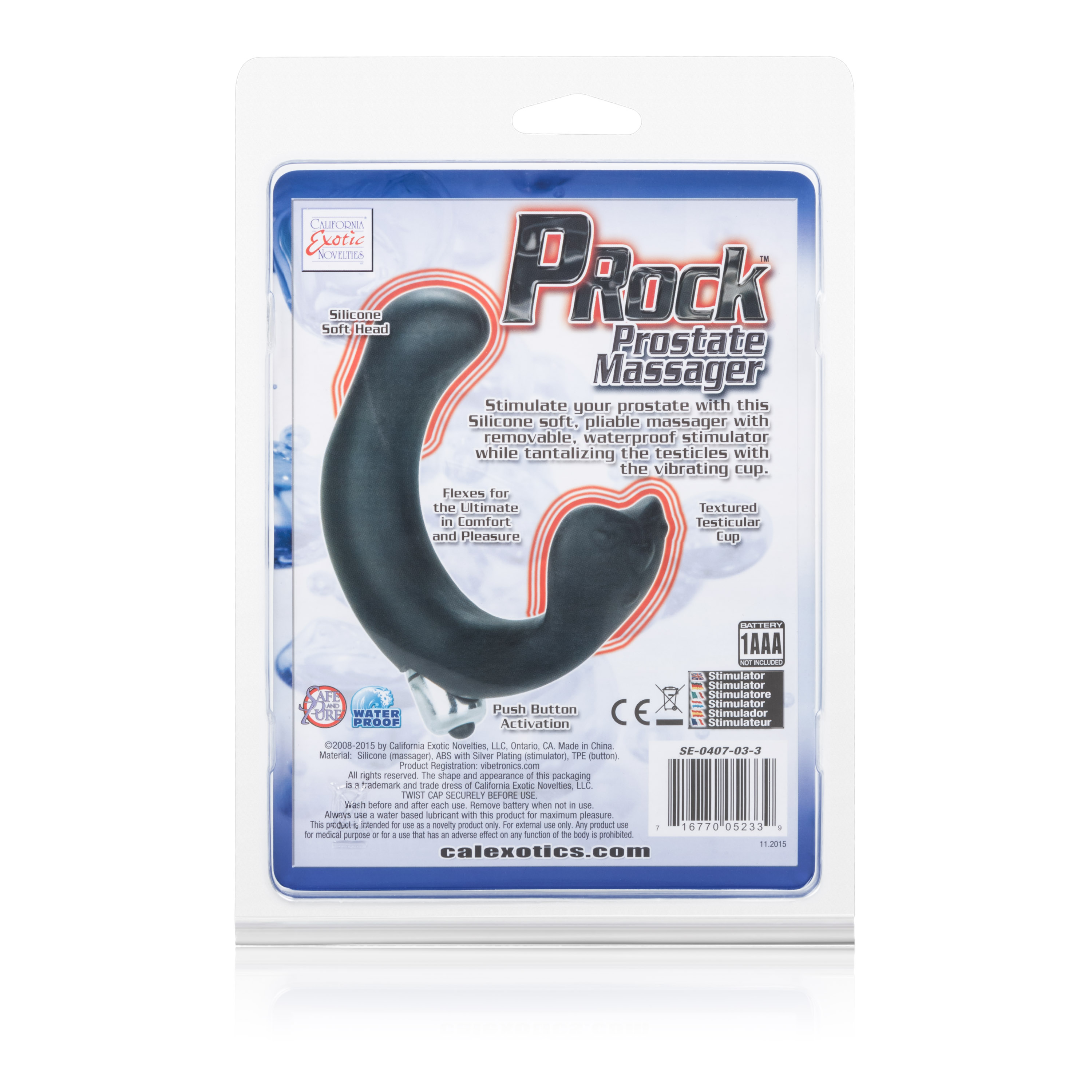 dr joel kaplan p rock prostate massager black 