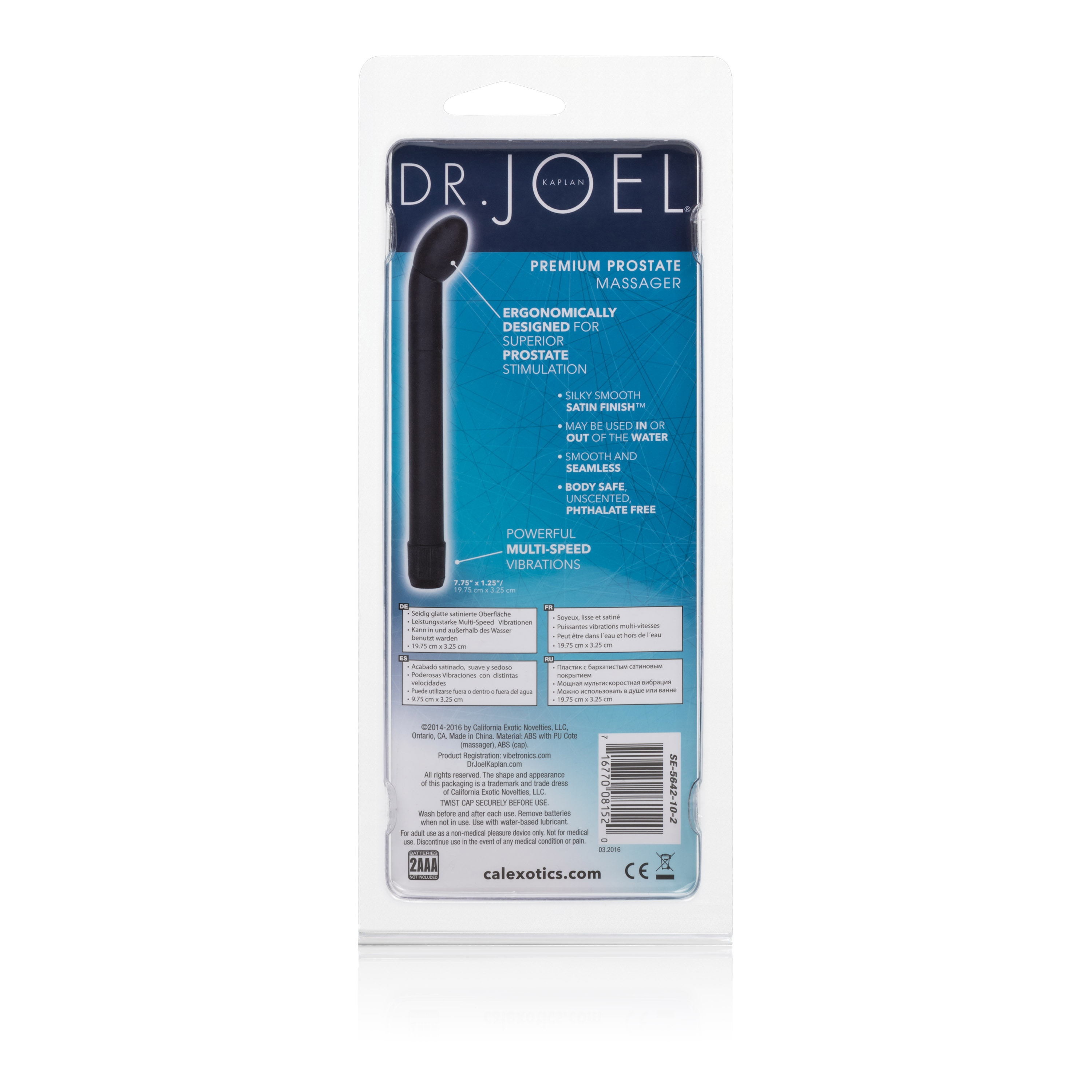 dr joel kaplan premium prostate massager black 