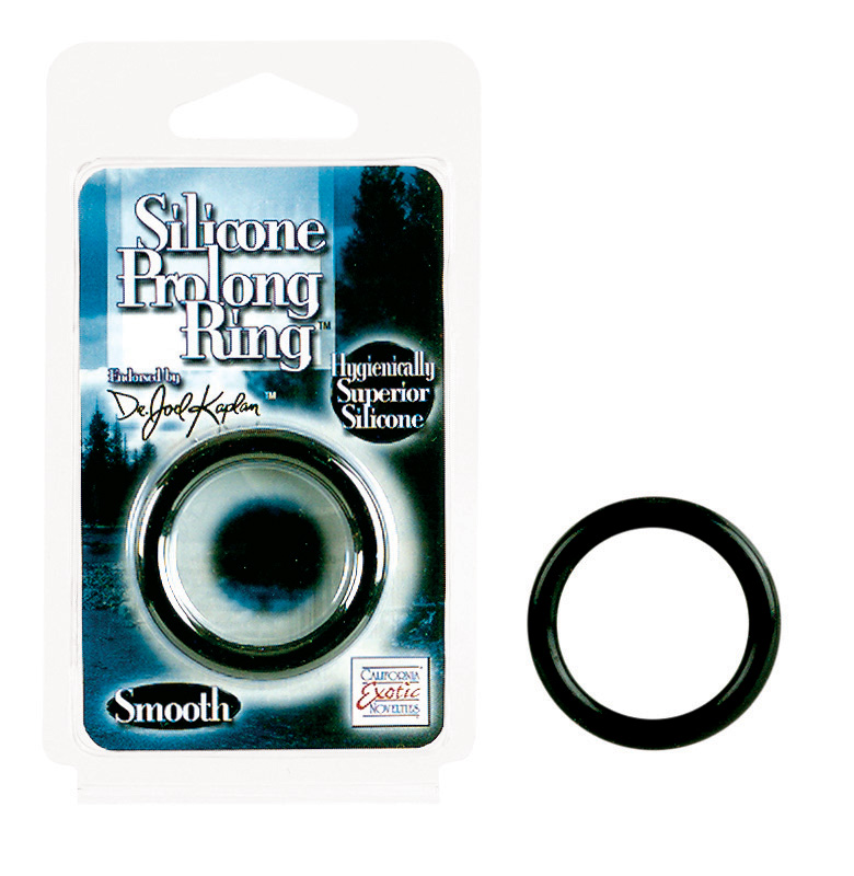 dr joels silicone prolong ring smooth black 