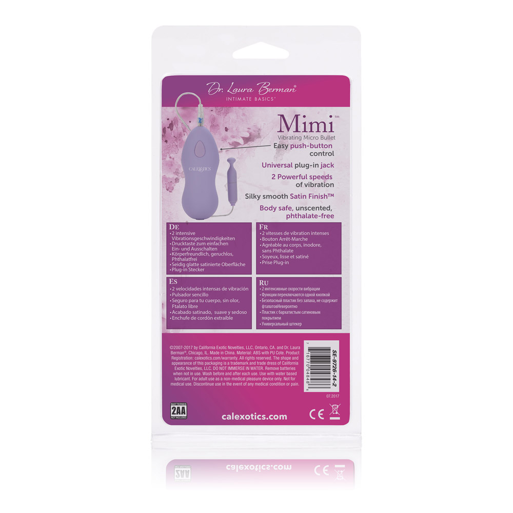 dr laura berman mini vibrating micro bullet 