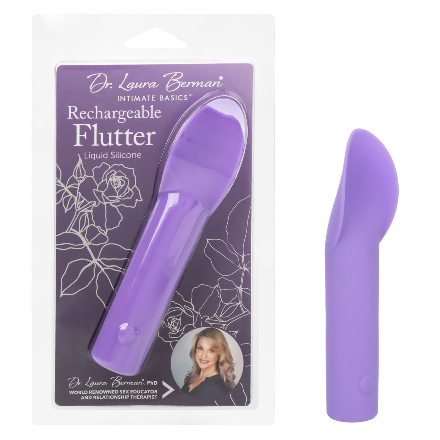 dr laura berman rechargeable flutter purple 