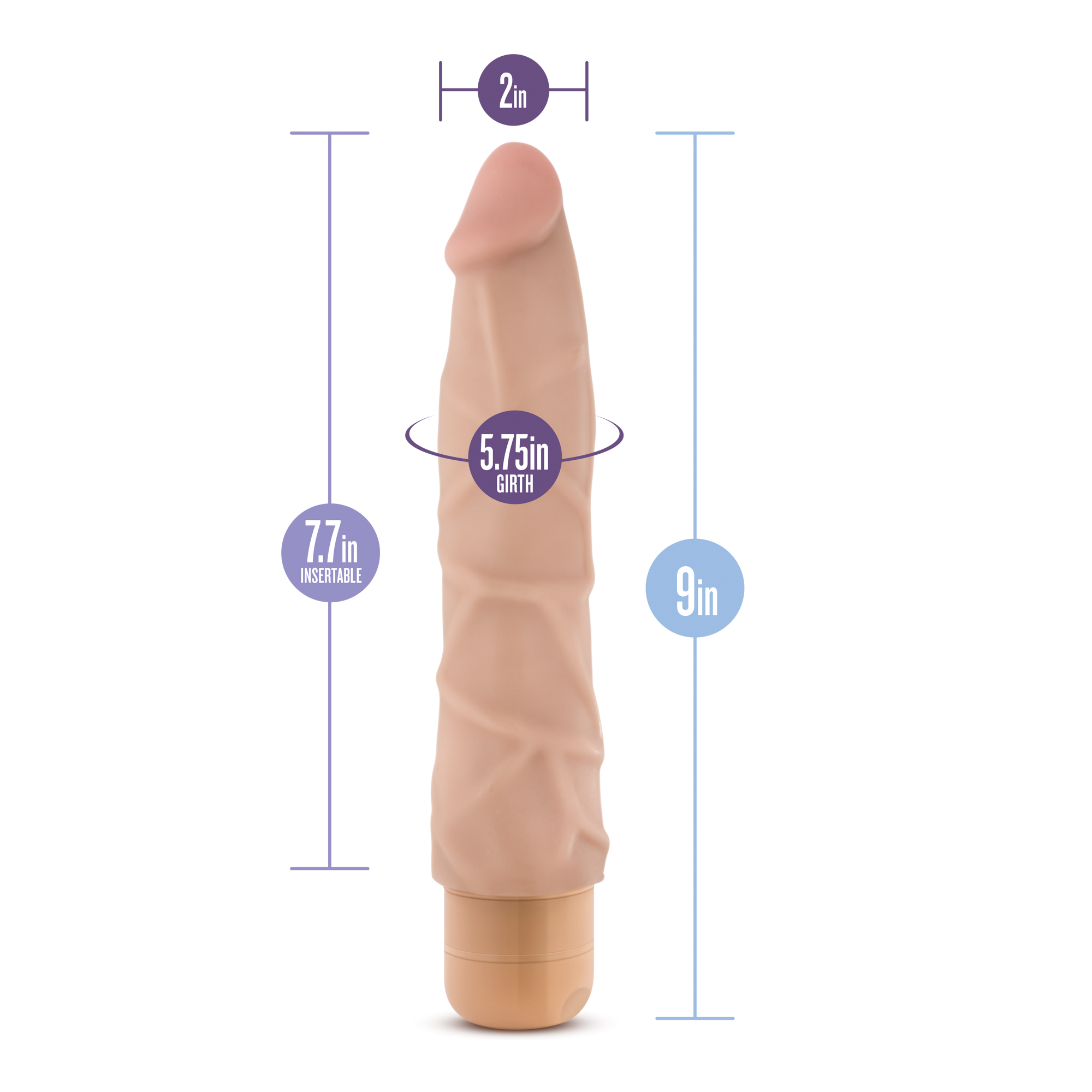 dr skin cock vibe  beige 