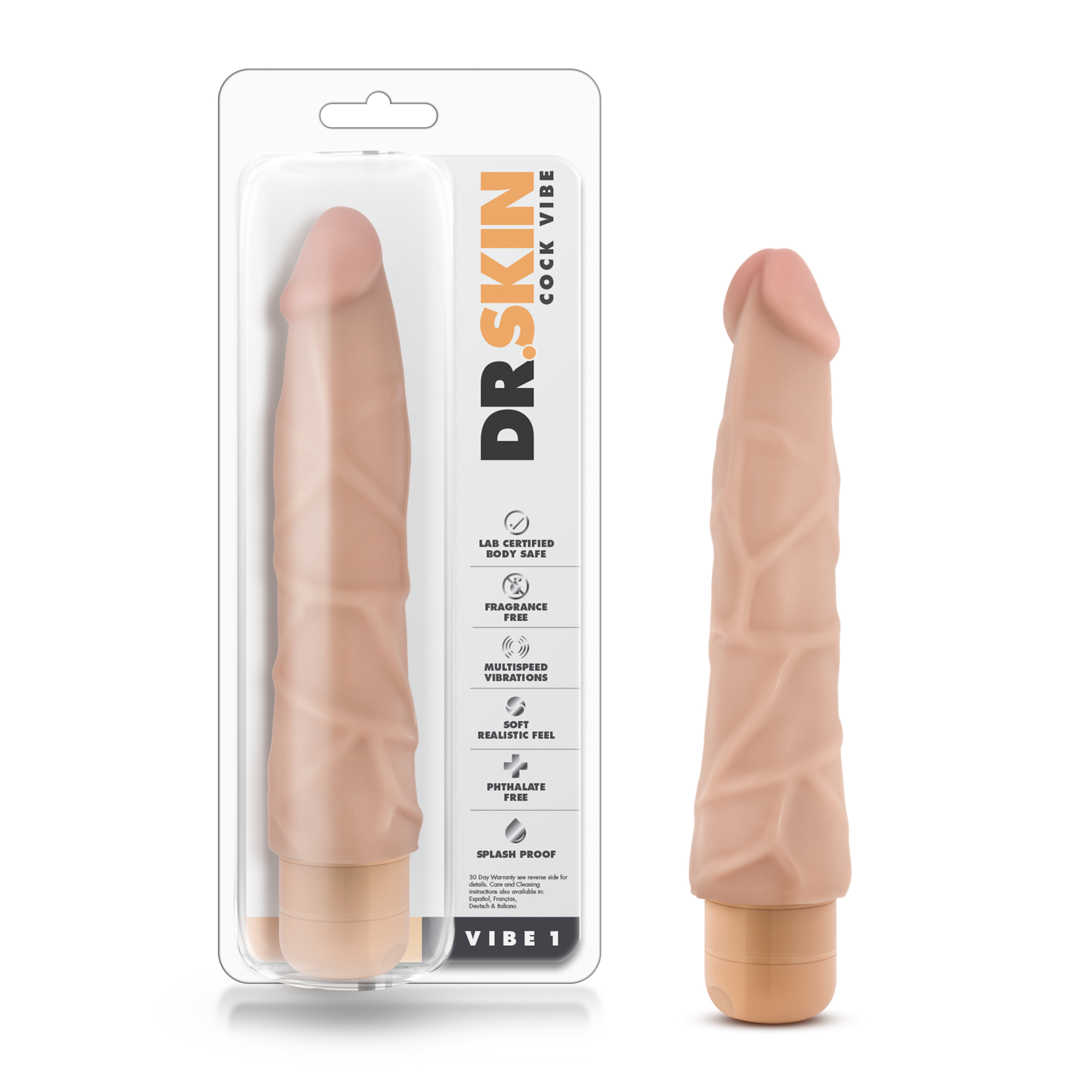 dr skin cock vibe  beige 