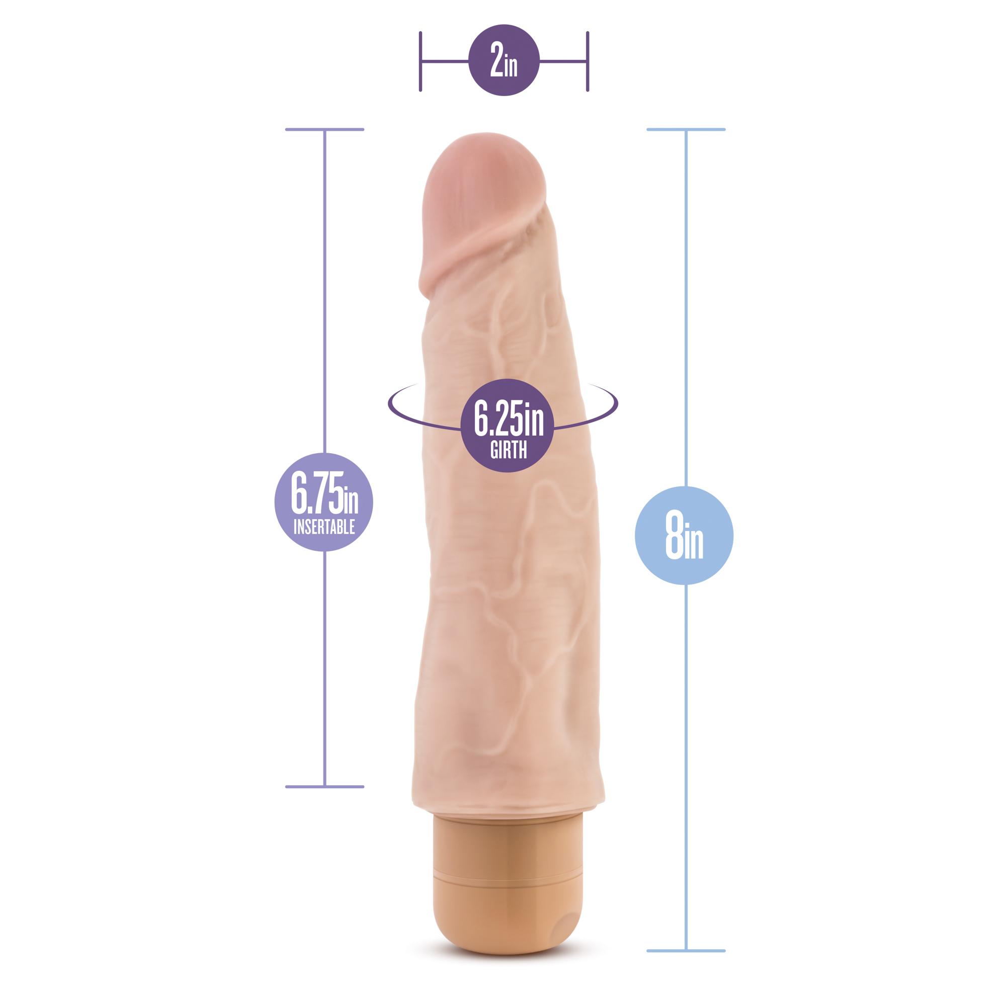 dr skin cock vibe  beige 