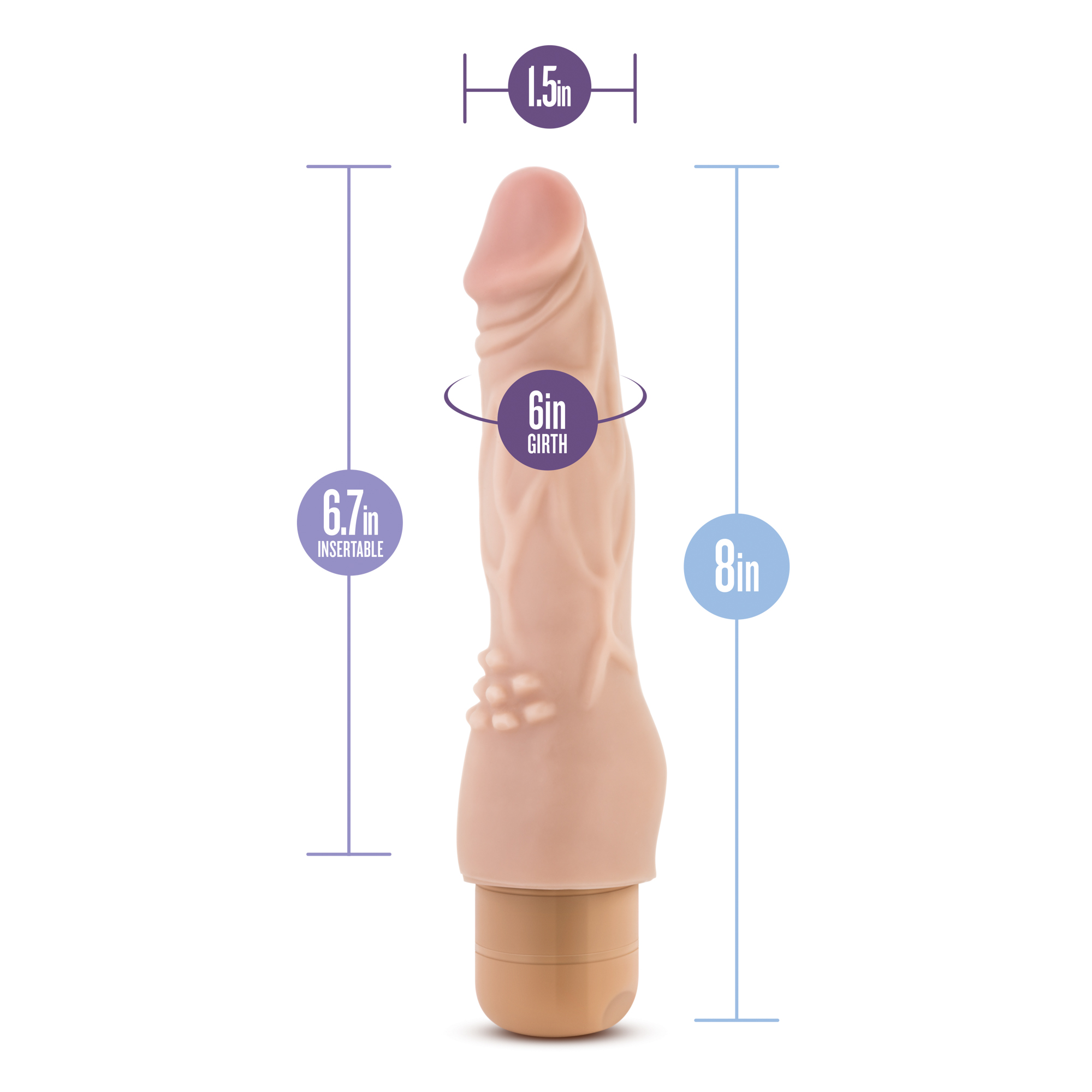 dr skin cock vibe  beige 