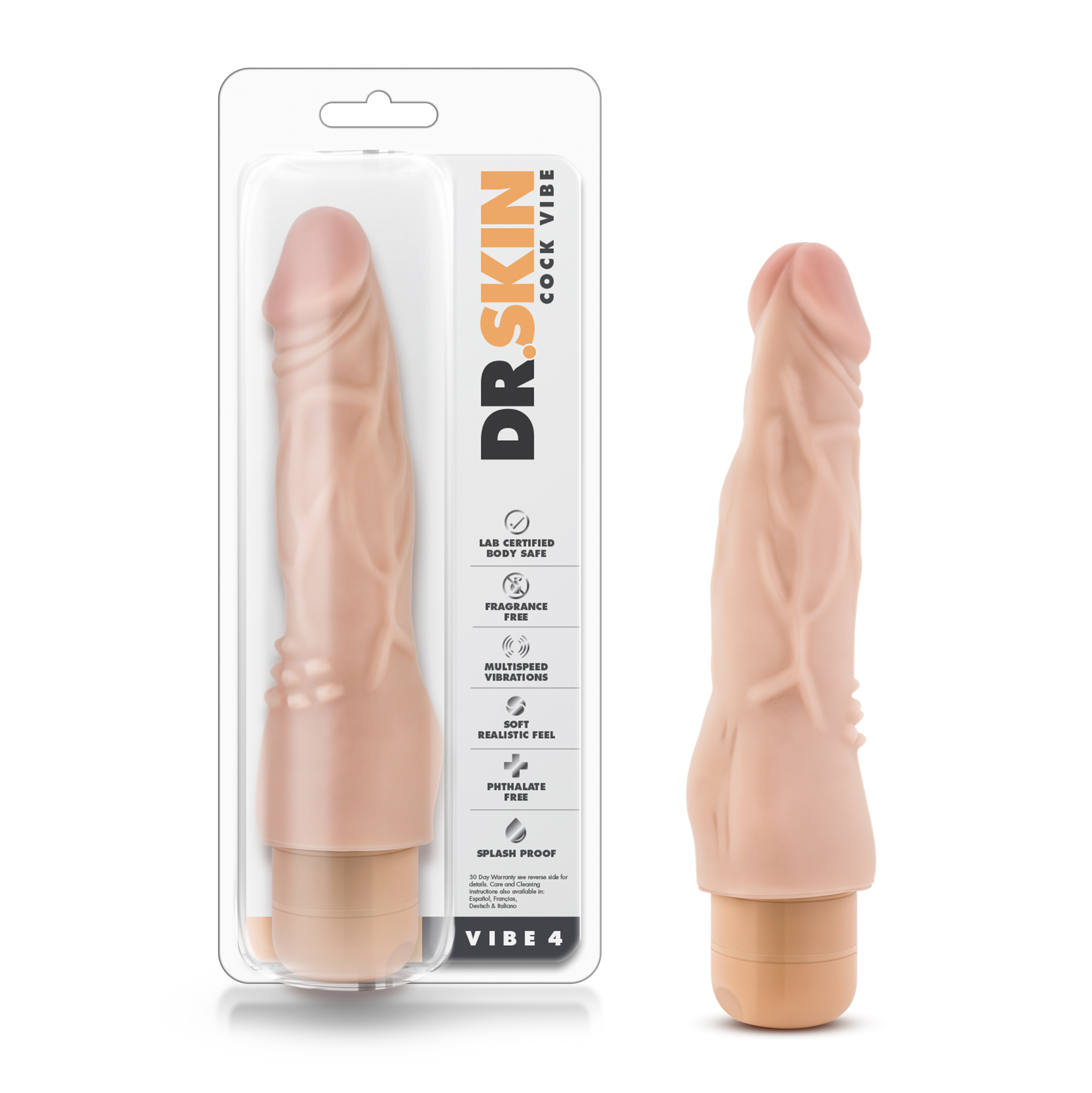 dr skin cock vibe  beige 