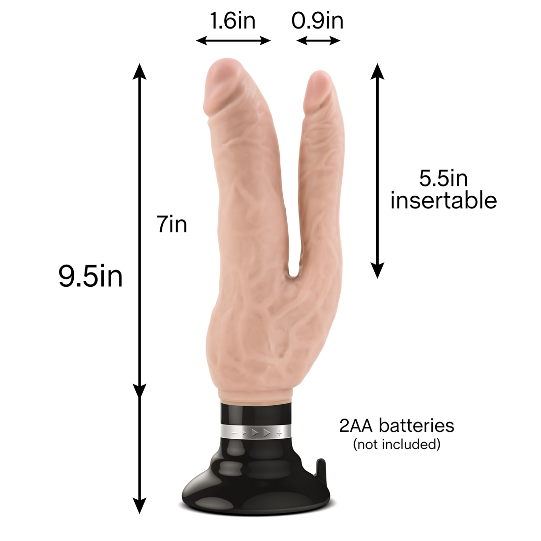 dr skin cock vibes double vibe beige 