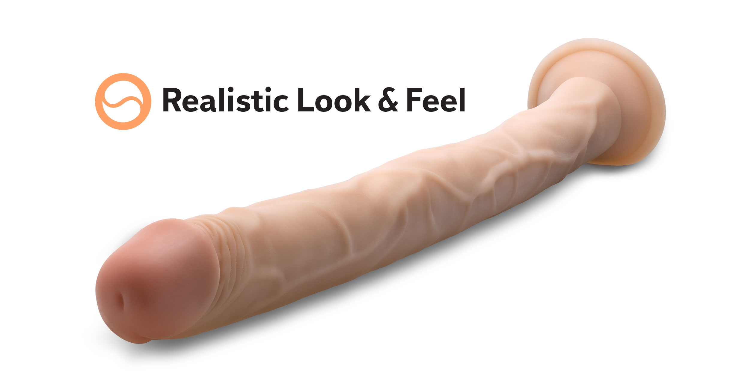 dr. skin  inch dildo beige 